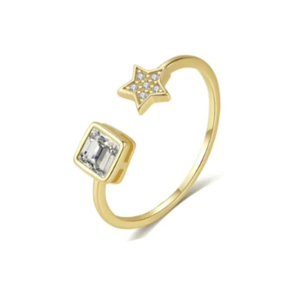 Moon & Star Ring - Picture 1 of 3